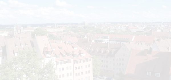 Nürnberg Aussicht über den Dächern – verblasst